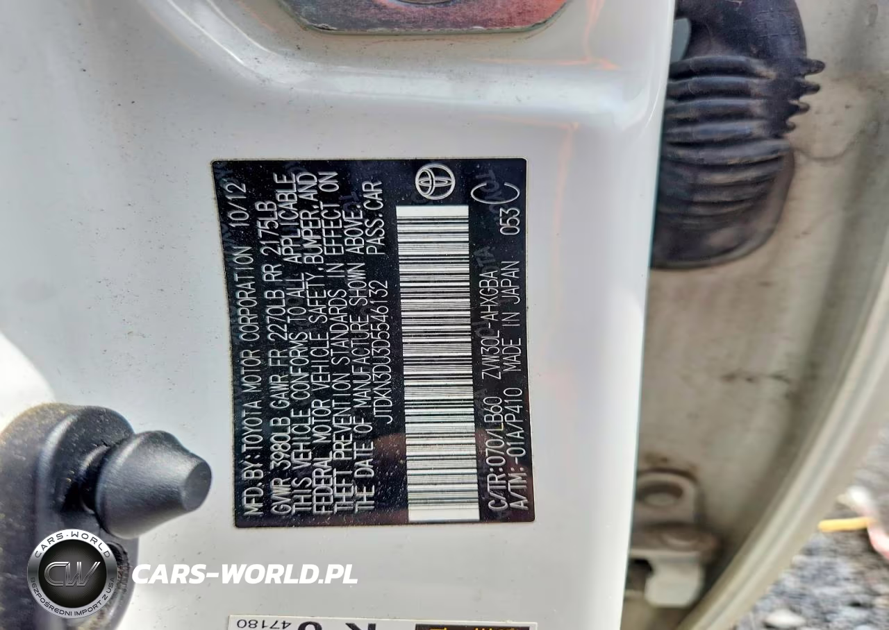 2013 Toyota Prius Five VIN:JTDKN3DU3D5546132 - 12