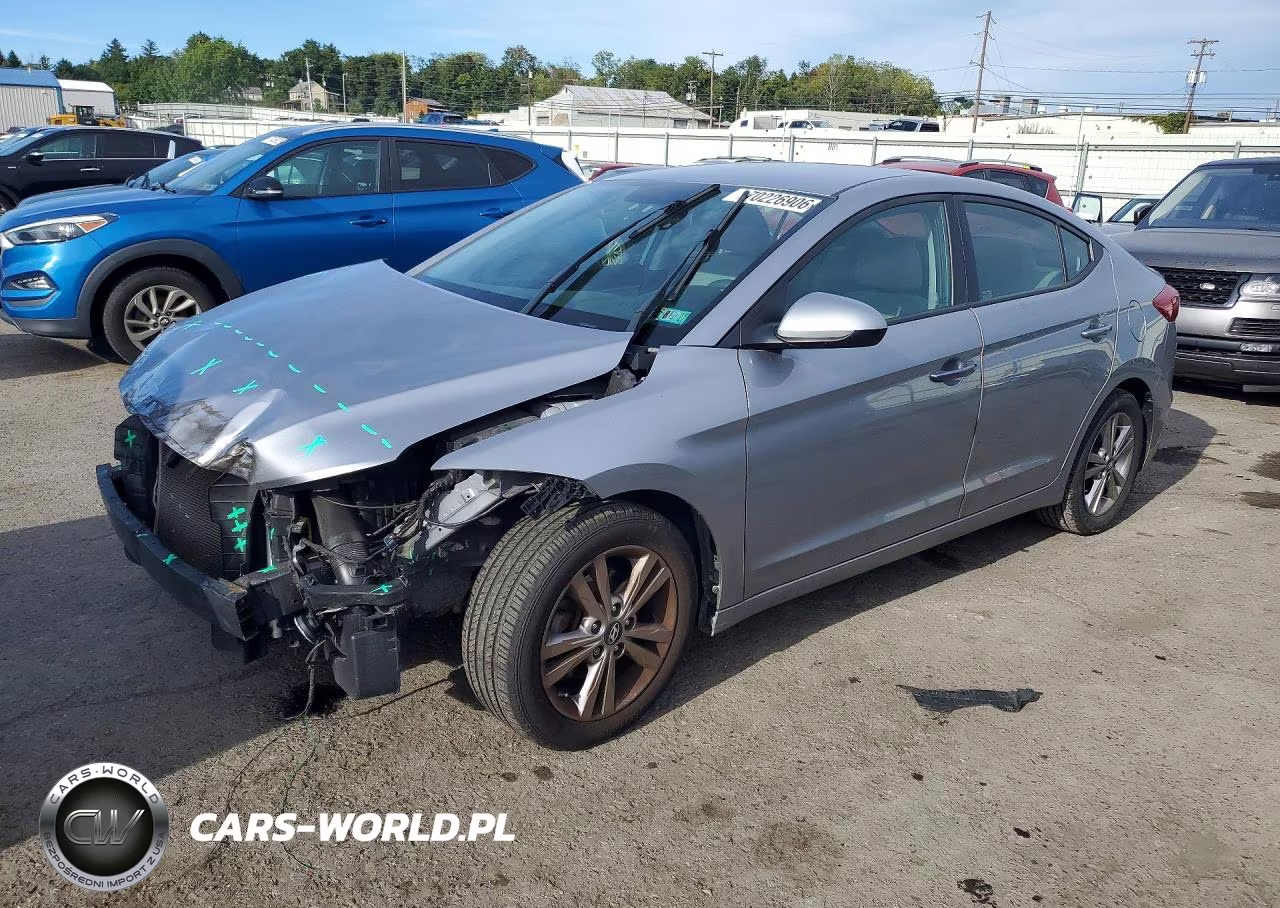 2017 Hyundai Elantra Se VIN:5NPD84LFXHH024287 - 1