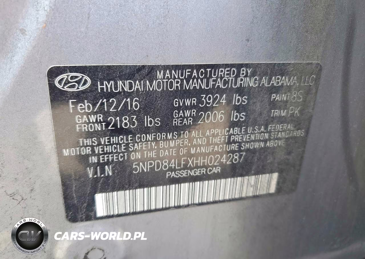 2017 Hyundai Elantra Se VIN:5NPD84LFXHH024287 - 13