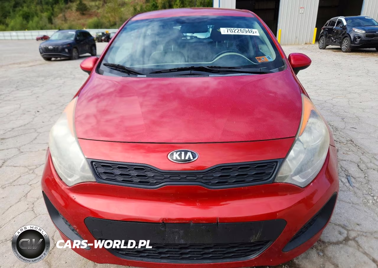 2013 Kia Rio Lx VIN:KNADM5A33D6319212 - 5