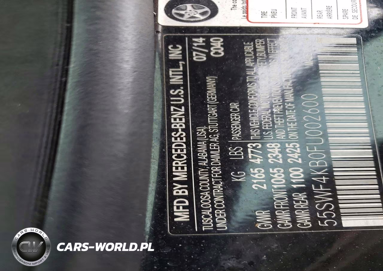 2015 Mercedes-Benz C 300 4Matic VIN:55SWF4KB0FU002600 - 12