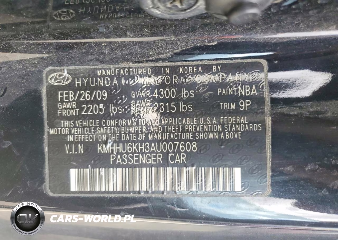 2010 Hyundai Genesis Coupe 3.8L Track VIN:KMHHU6KH3AU007608 - 12