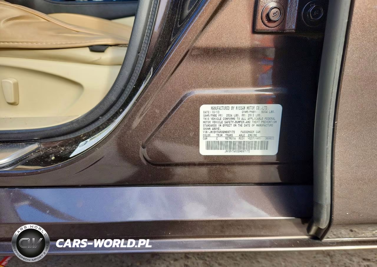 2014 Infiniti Q50 Premium VIN:JN1BV7AR0EM697172 - 12