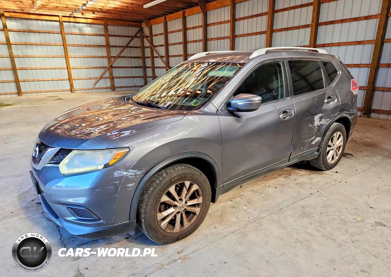 2015 Nissan Rogue Sv VIN:KNMAT2MV9FP564288 - 1