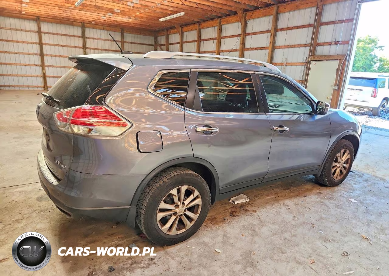 2015 Nissan Rogue Sv VIN:KNMAT2MV9FP564288 - 3