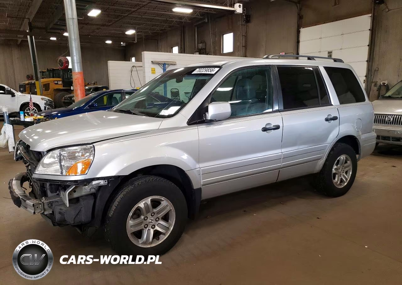 2005 Honda Pilot Exl VIN:2HKYF18545H538928 - 1