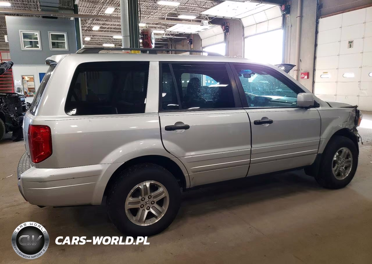 2005 Honda Pilot Exl VIN:2HKYF18545H538928 - 3