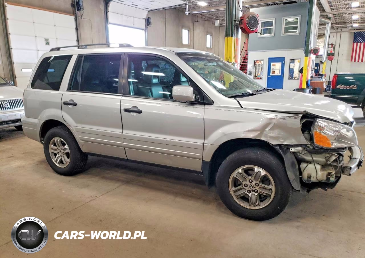 2005 Honda Pilot Exl VIN:2HKYF18545H538928 - 4