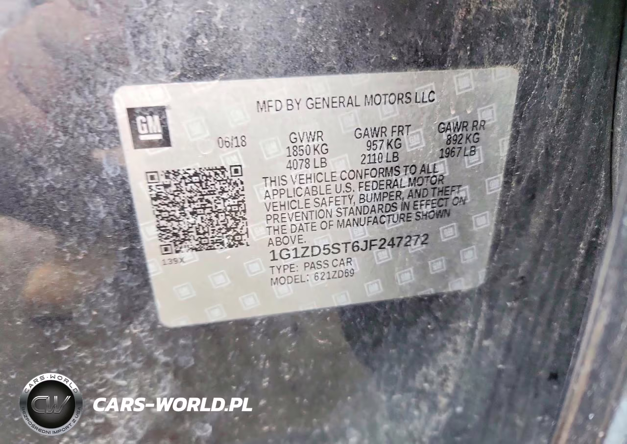 2018 Chevrolet Malibu Lt VIN:1G1ZD5ST6JF247272 - 12