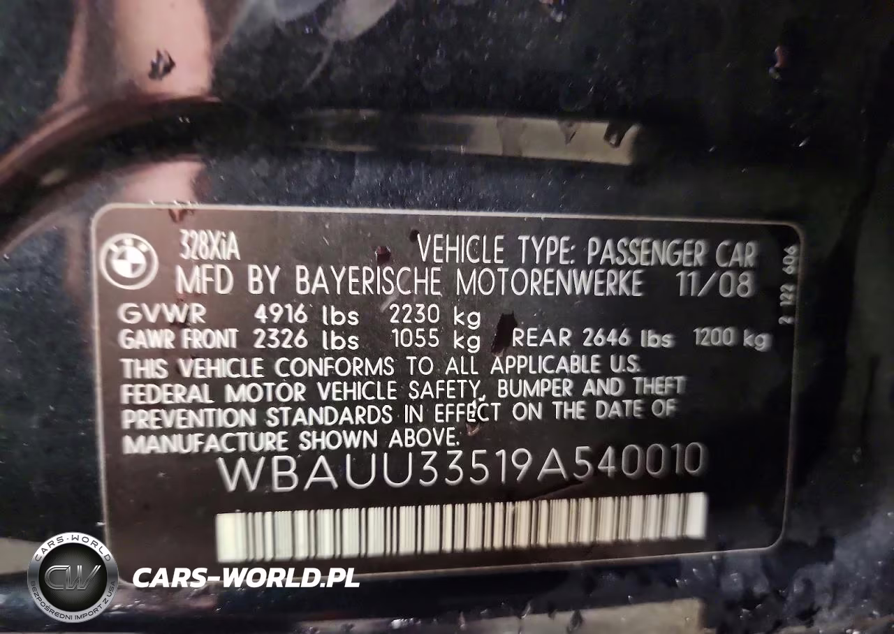 2009 BMW 328 Xit VIN:WBAUU33519A540010 - 13