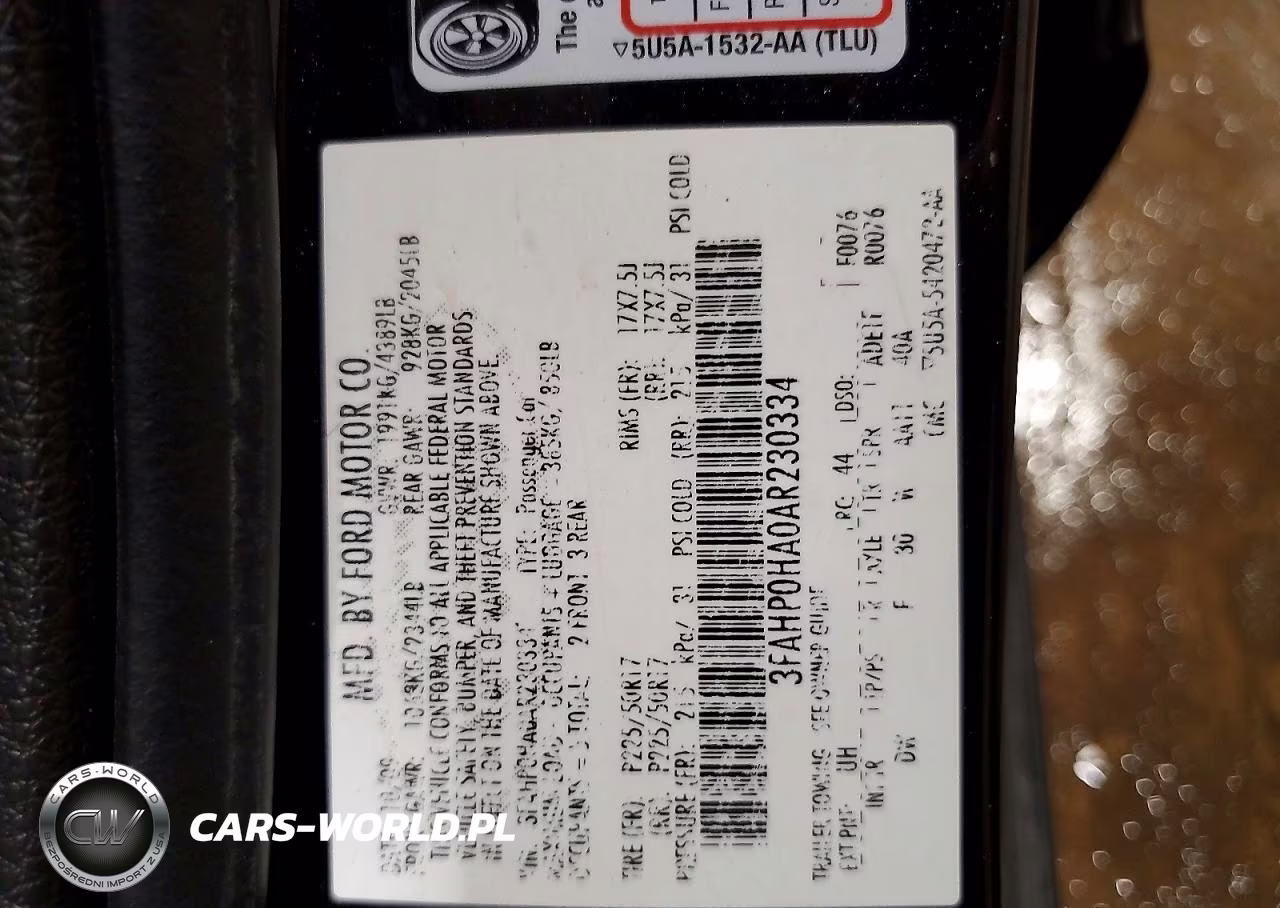 2010 Ford Fusion Se VIN:3FAHP0HA0AR230334 - 12