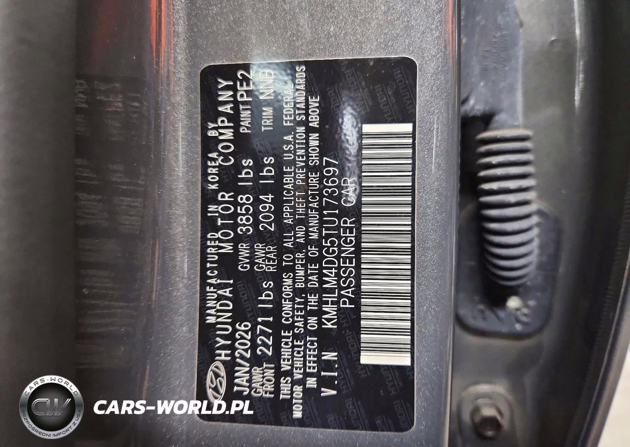 2026 Hyundai Elantra Sel Sport VIN:KMHLM4DG5TU173697 - 12