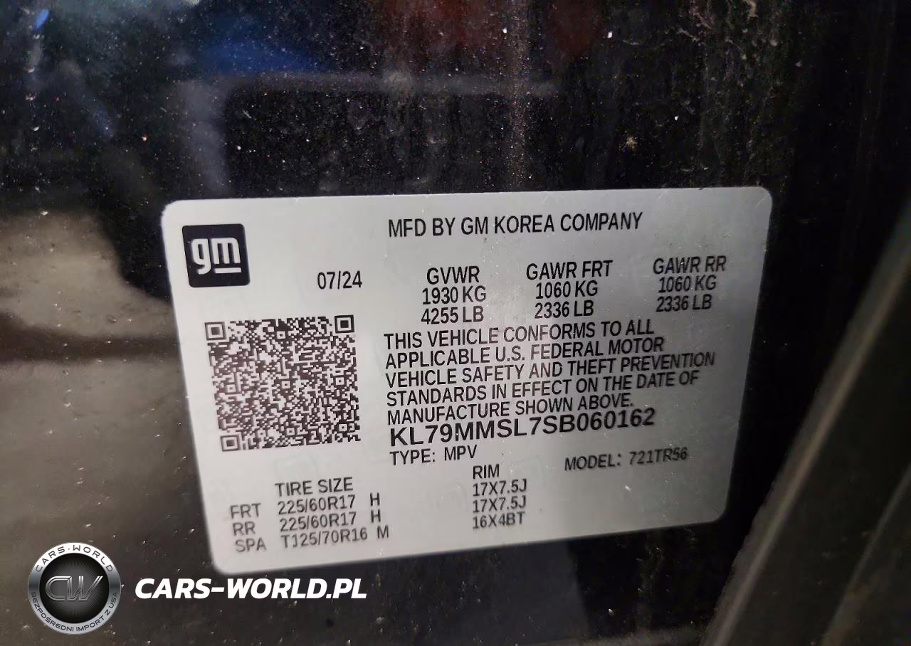 2025 Chevrolet Trailblazer Ls VIN:KL79MMSL7SB060162 - 12