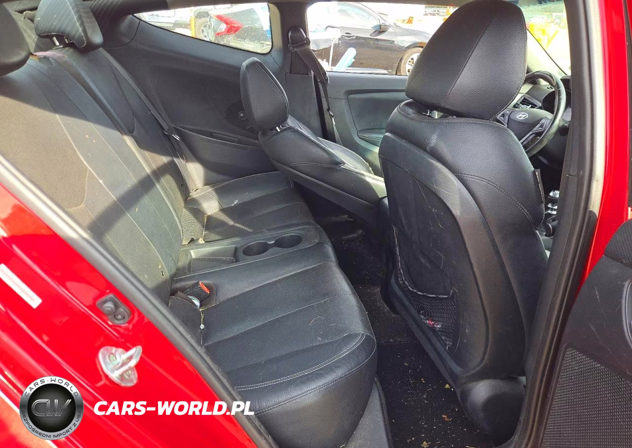 2015 Hyundai Veloster Turbo VIN:KMHTC6AE2FU240410 - 10