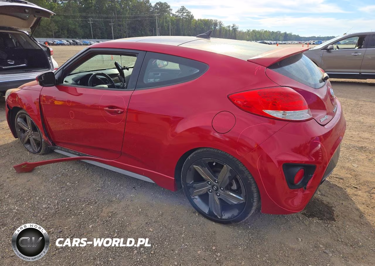 2015 Hyundai Veloster Turbo VIN:KMHTC6AE2FU240410 - 2