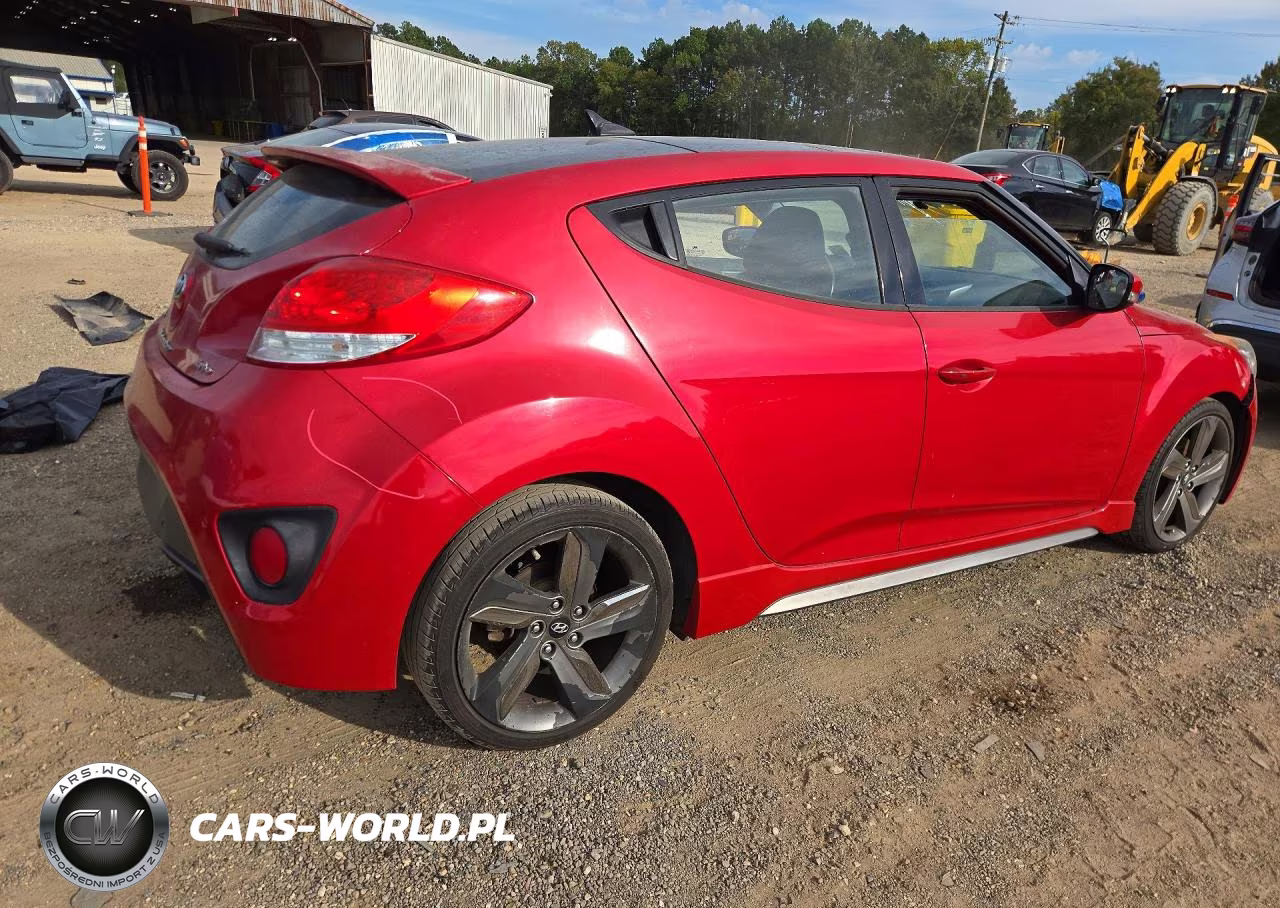 2015 Hyundai Veloster Turbo VIN:KMHTC6AE2FU240410 - 3