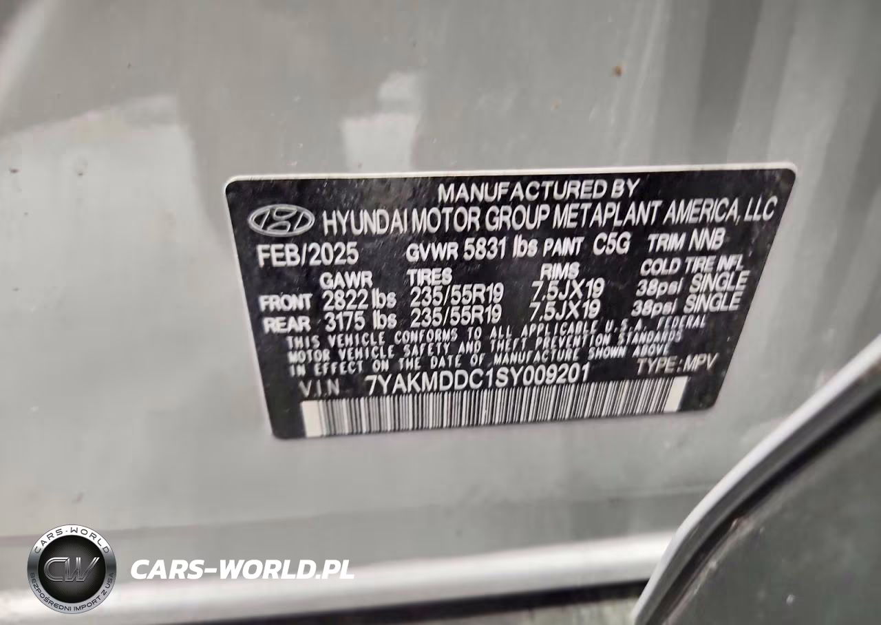 2025 Hyundai Ioniq 5 Se VIN:7YAKMDDC1SY009201 - 13
