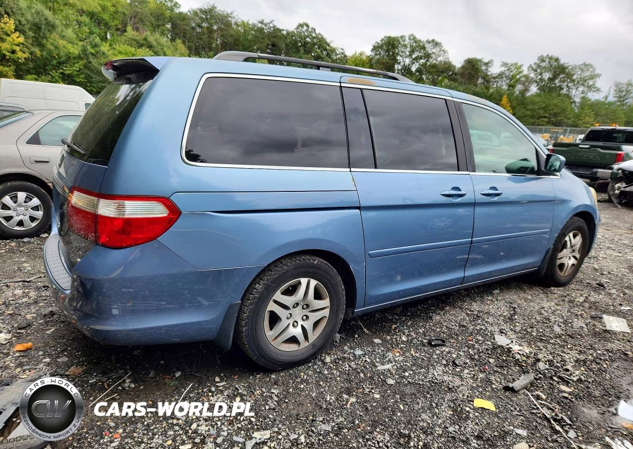 2007 Honda Odyssey Exl VIN:5FNRL38707B012341 - 3