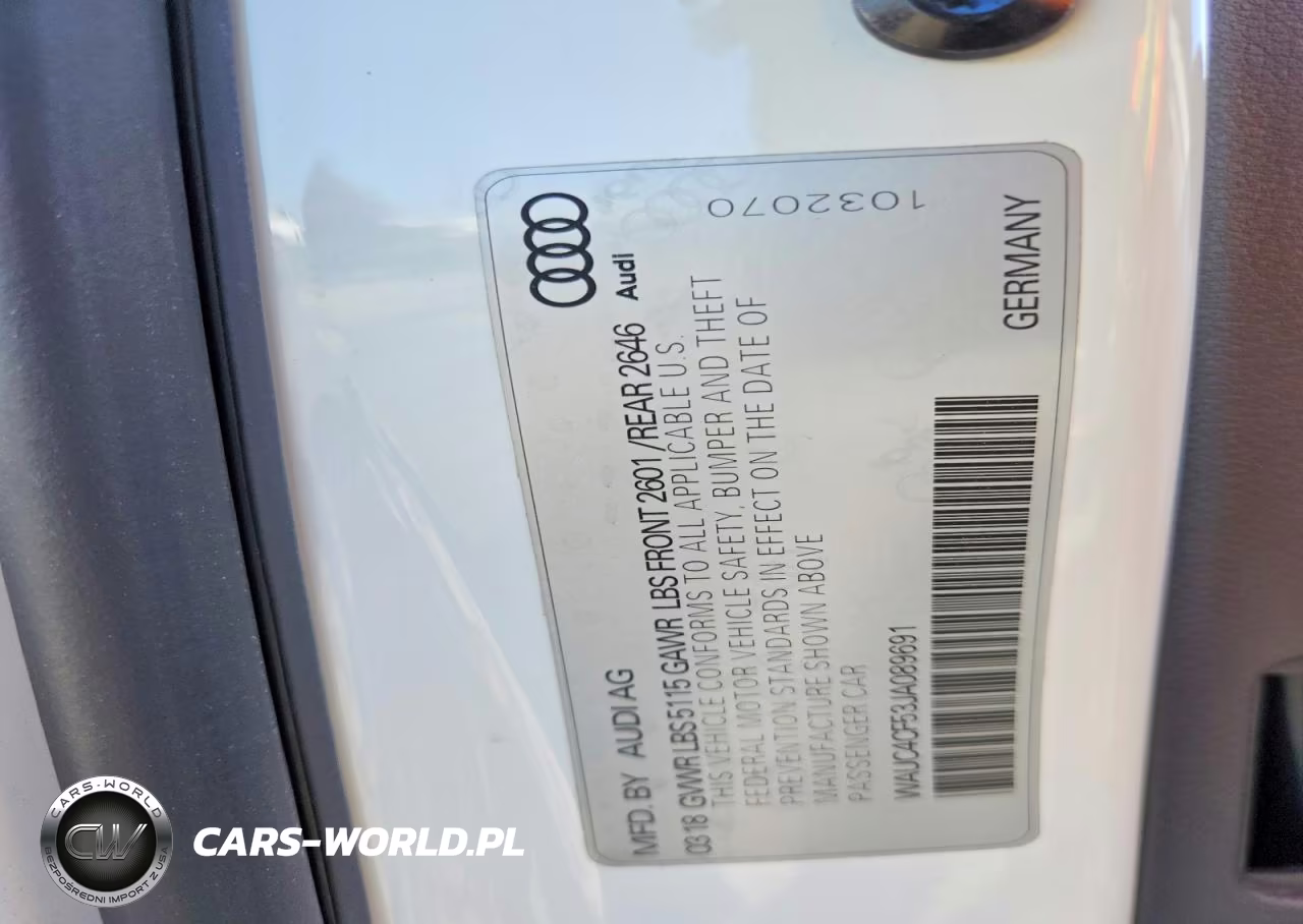 2018 Audi S5 Prestige VIN:WAUC4CF53JA089691 - 12