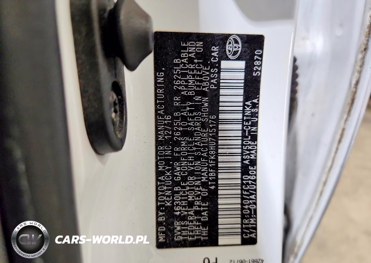 2017 Toyota Camry Le VIN:4T1BF1FK8HU715176 - 13