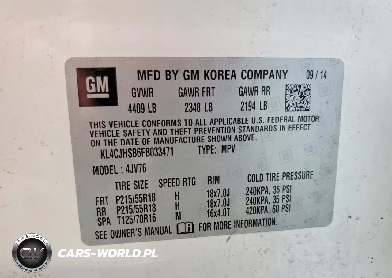 2015 Buick Encore Premium VIN:KL4CJHSB6FB033471 - 13