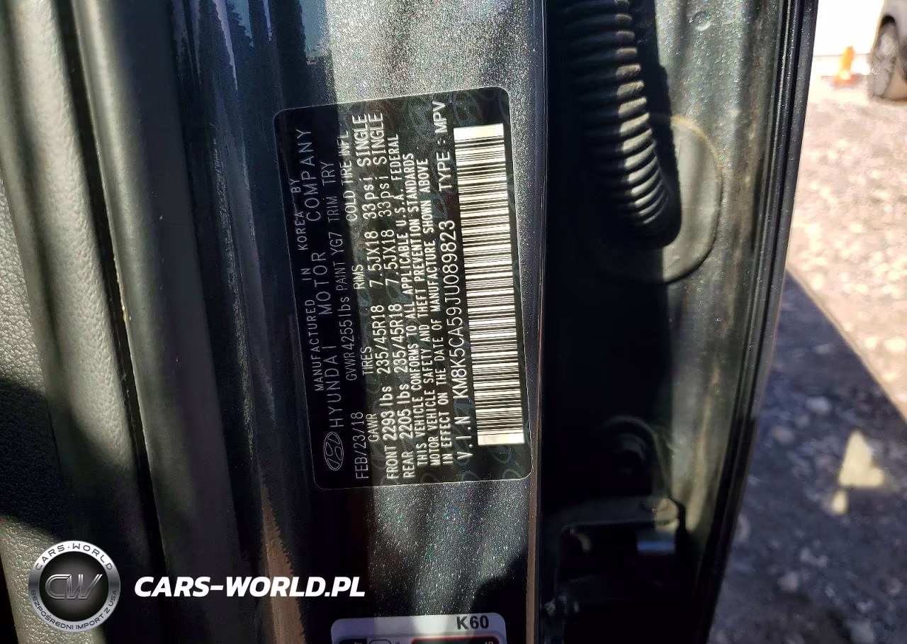 2018 Hyundai Kona Ultimate VIN:KM8K5CA59JU089823 - 13