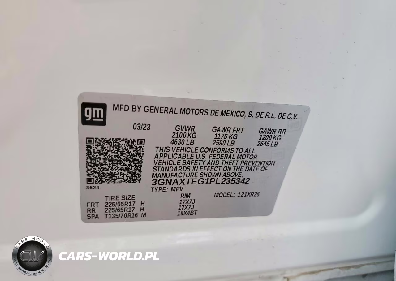 2023 Chevrolet Equinox Lt VIN:3GNAXTEG1PL235342 - 14