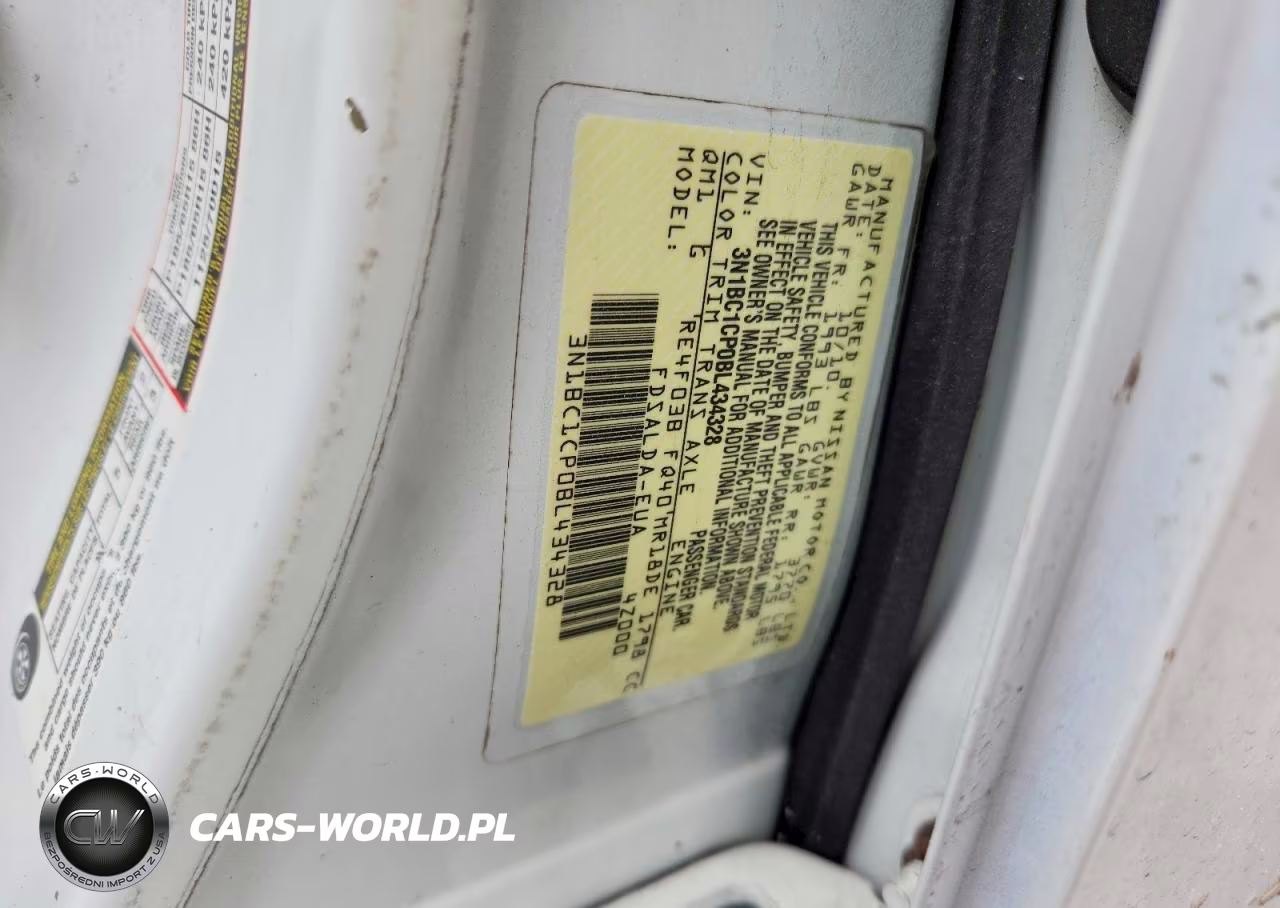 2011 Nissan Versa 1.8 S VIN:3N1BC1CP0BL434328 - 12