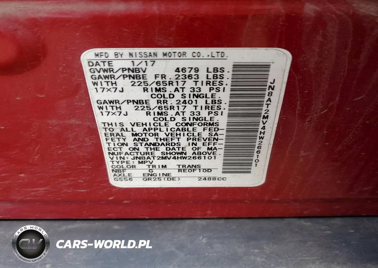 2017 Nissan Rogue S VIN:JN8AT2MV4HW266101 - 13