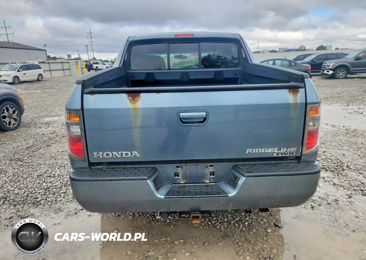 2008 Honda Ridgeline Rts VIN:2HJYK16458H531937 - 6