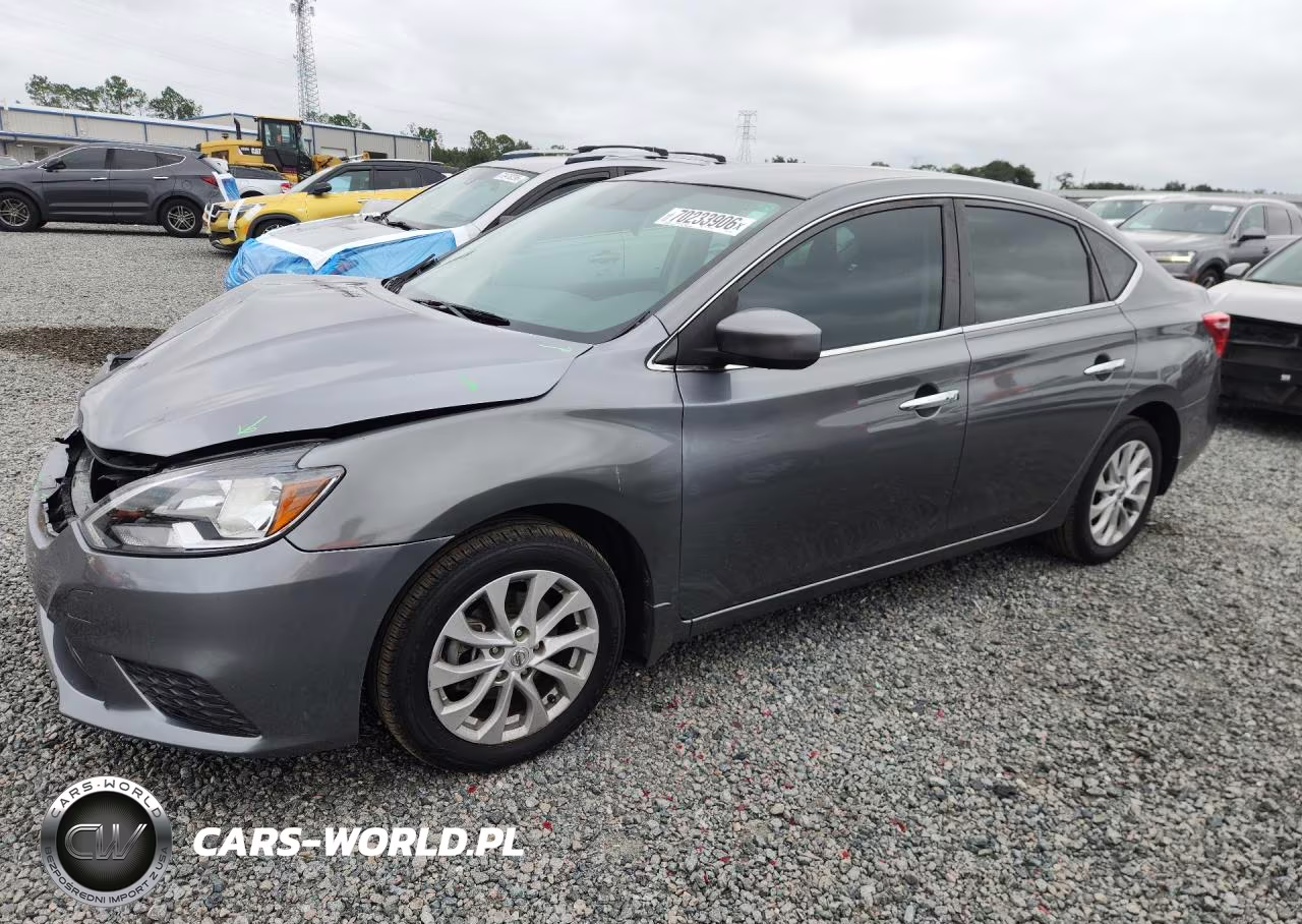2019 Nissan Sentra Sv VIN:3N1AB7AP6KY296298 - 1