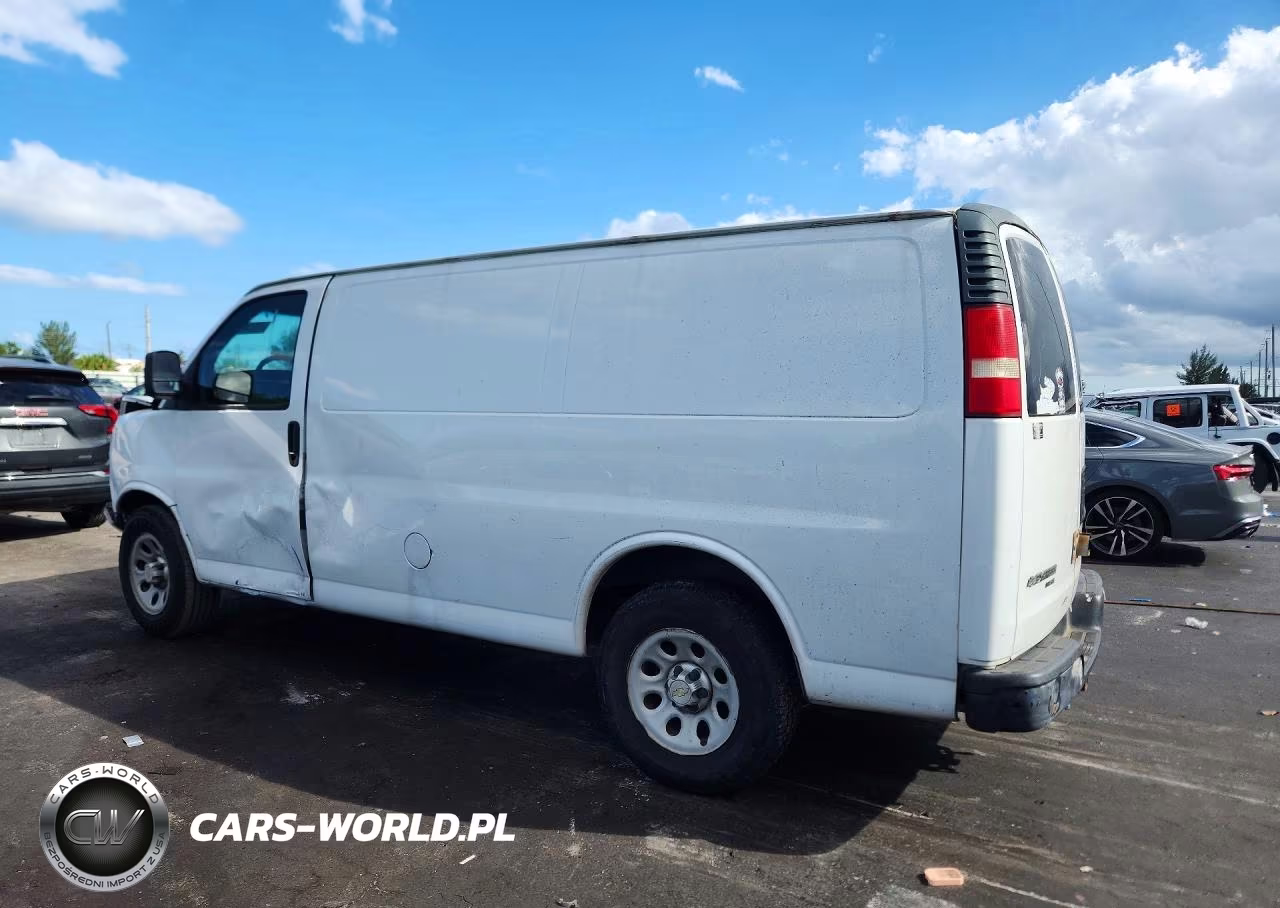 2013 Chevrolet Express 1500 Cargo Delivery Van VIN:1GCSGAFX9D1168010 - 2