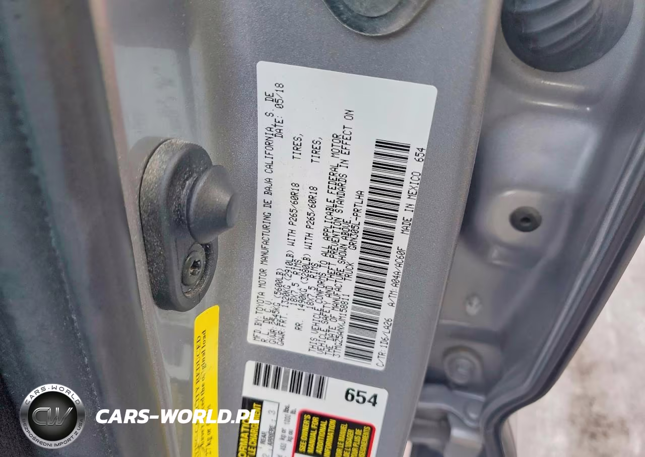 2018 Toyota Tacoma Limited VIN:3TMGZ5ANXJM158811 - 12