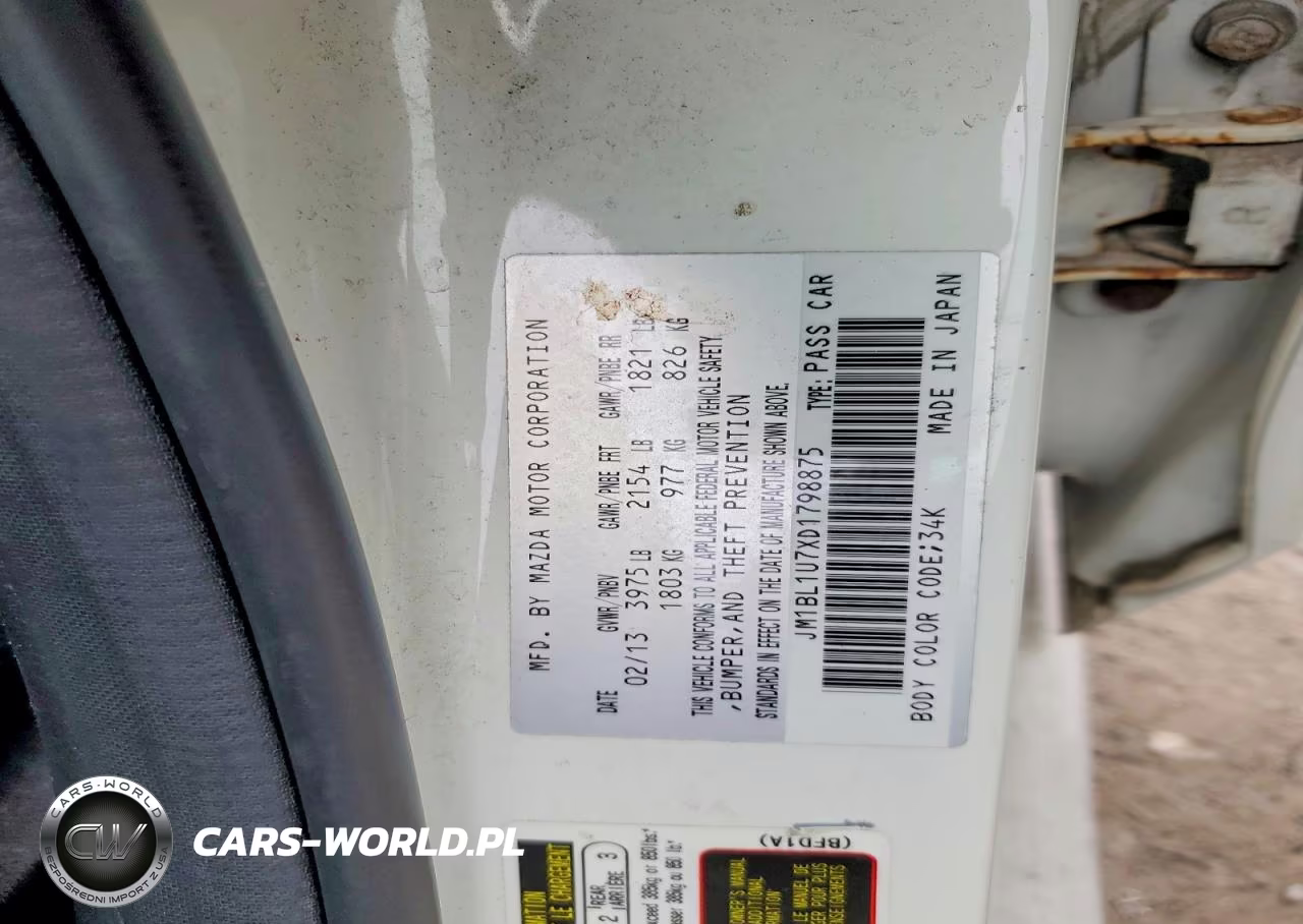 2013 Mazda 3 I VIN:JM1BL1U7XD1798875 - 12