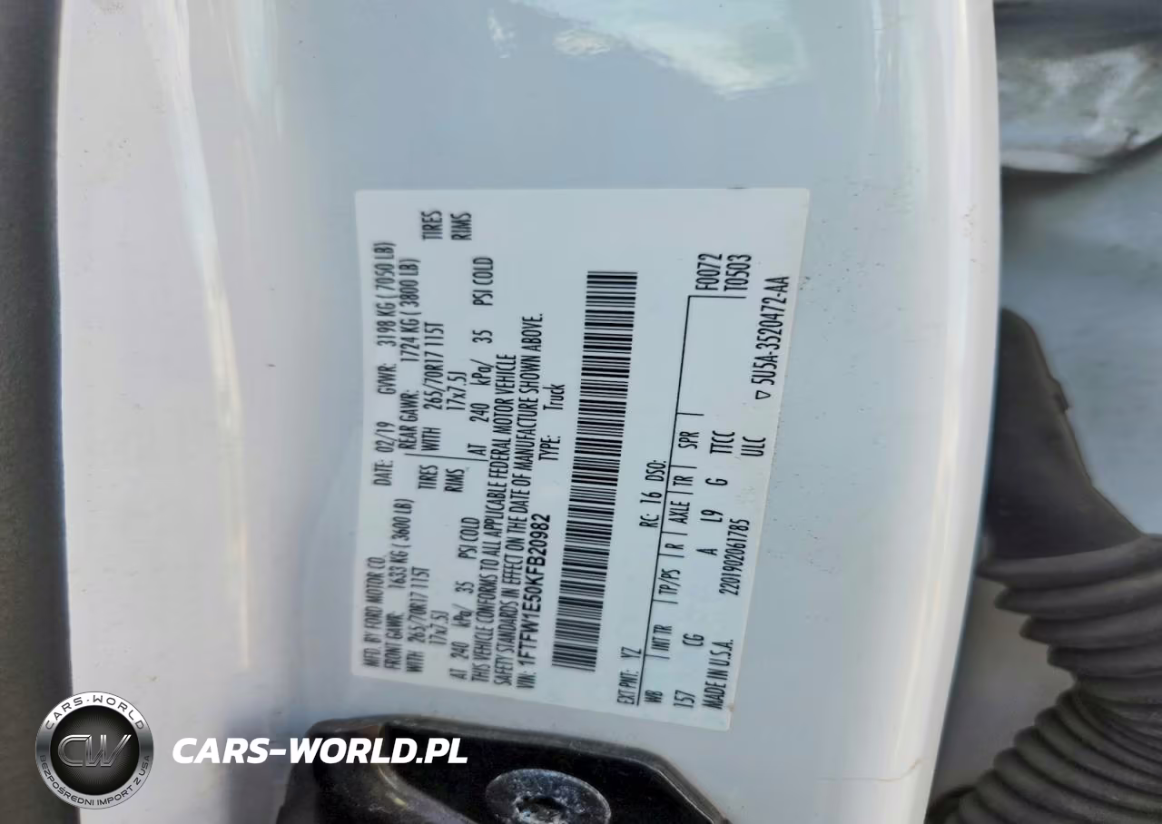 2019 Ford F150 Supercrew VIN:1FTFW1E50KFB20982 - 12