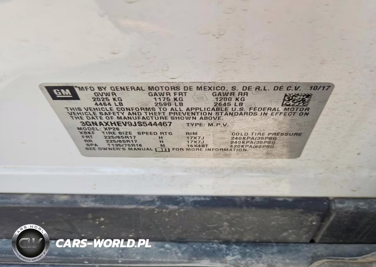 2018 Chevrolet Equinox Ls VIN:3GNAXHEV9JS544467 - 13
