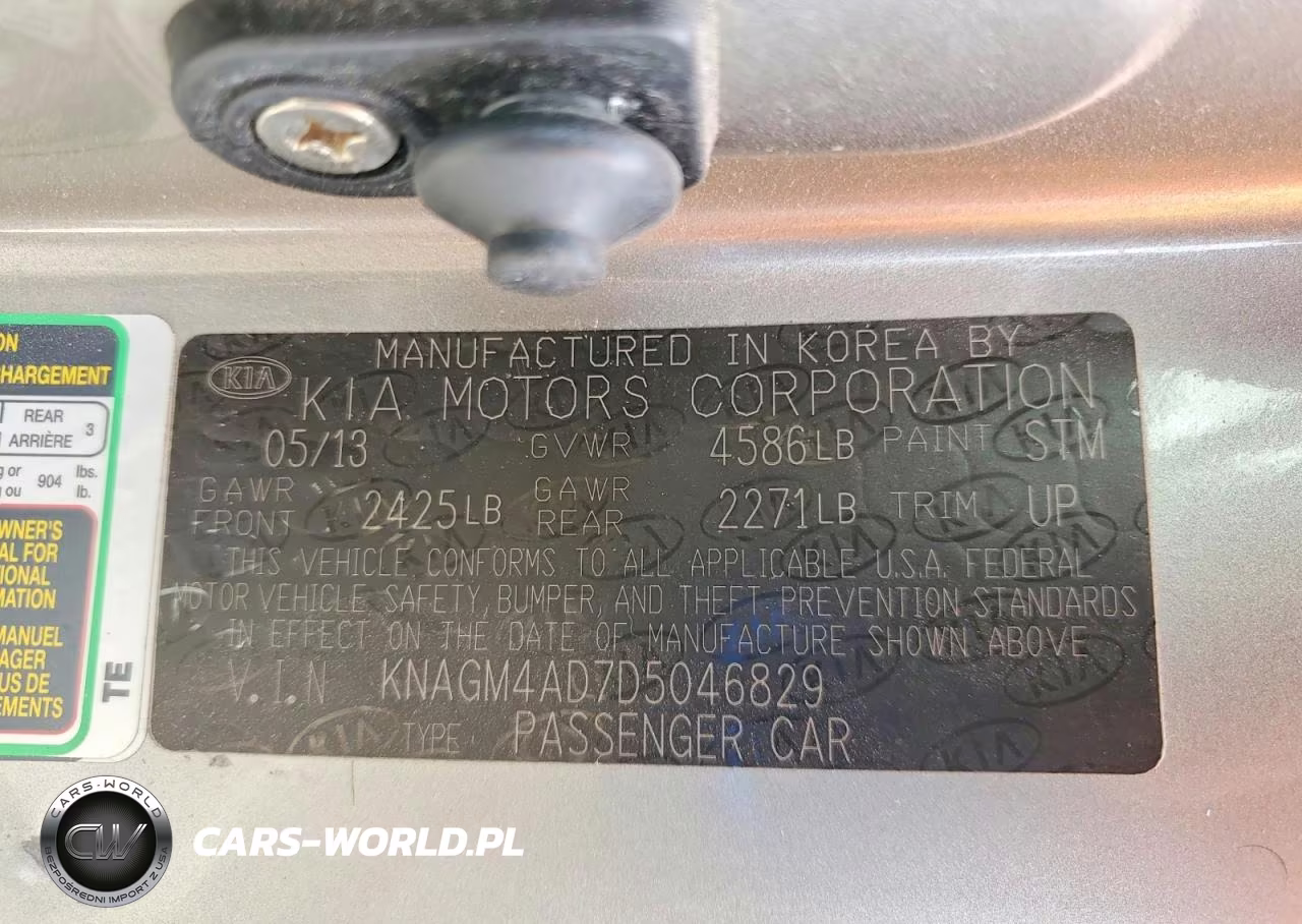 2013 Kia Optima Hybrid VIN:KNAGM4AD7D5046829 - 13