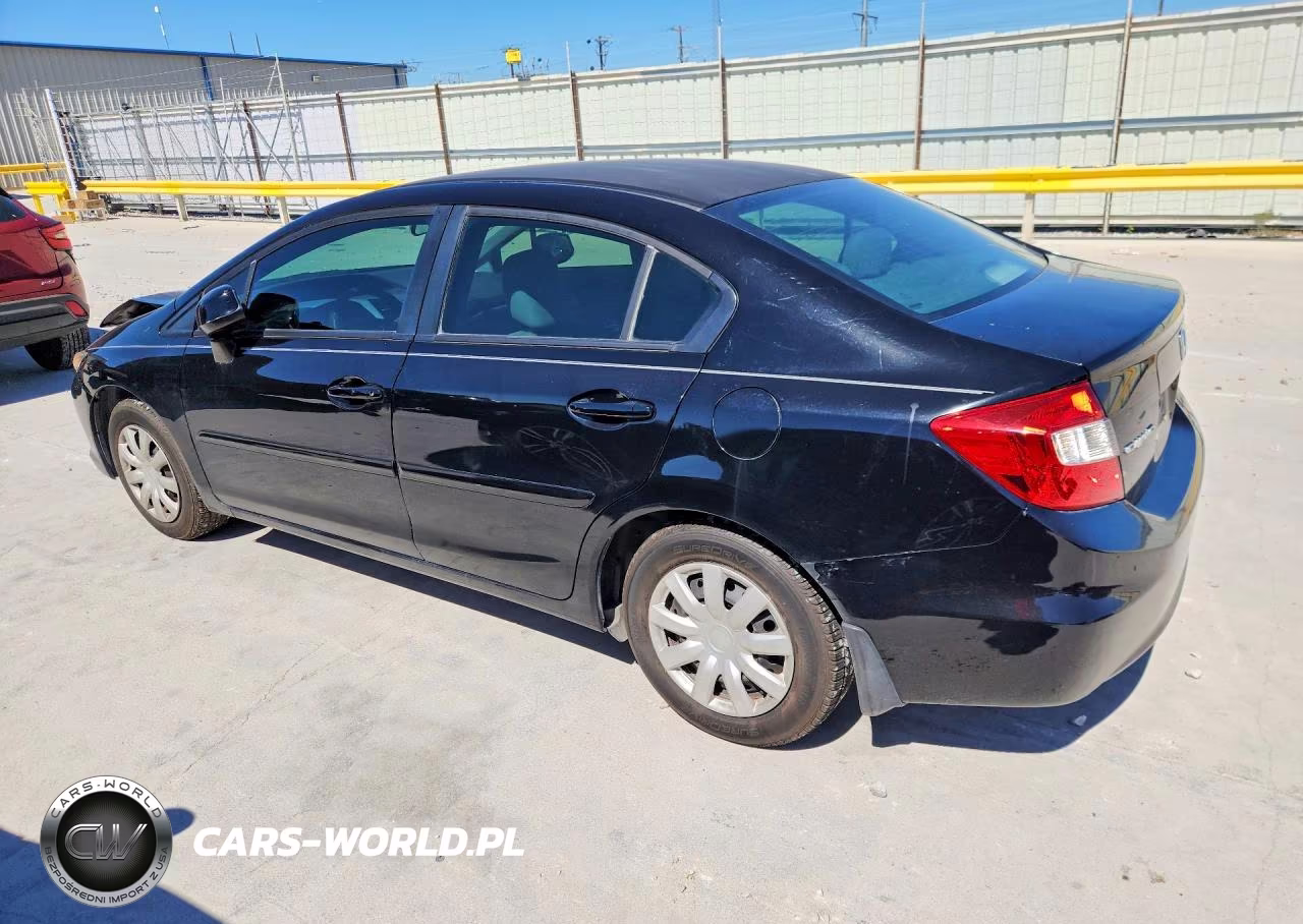 2012 Honda Civic Lx VIN:2HGFB2F50CH597350 - 2
