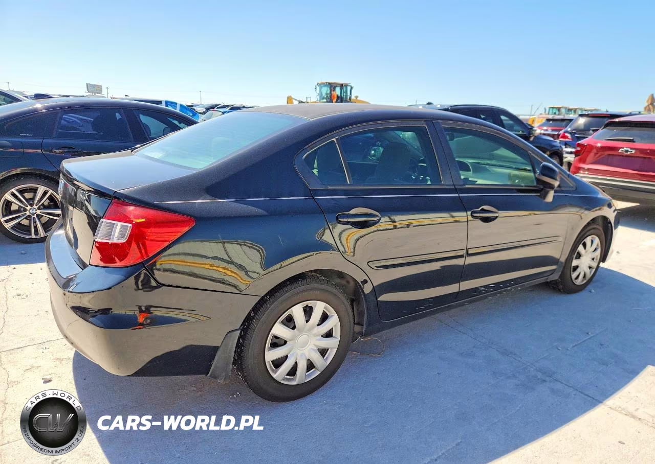 2012 Honda Civic Lx VIN:2HGFB2F50CH597350 - 3