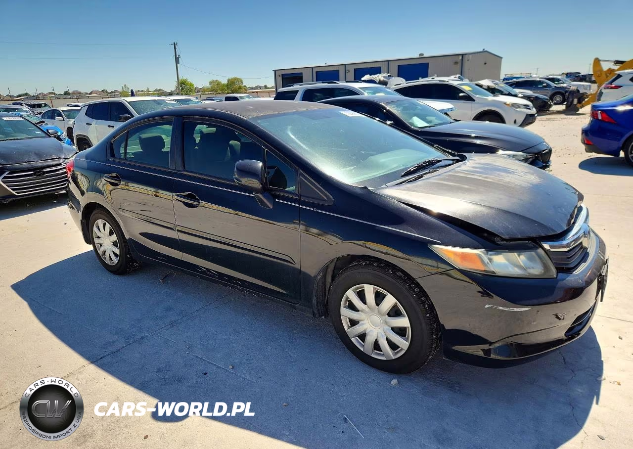 2012 Honda Civic Lx VIN:2HGFB2F50CH597350 - 4