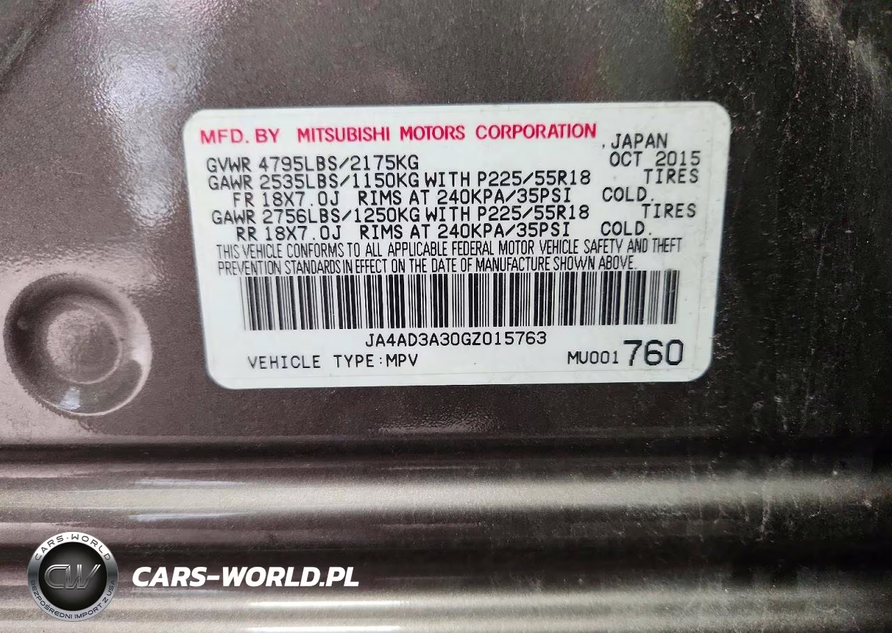 2016 Mitsubishi Outlander Se VIN:JA4AD3A30GZ015763 - 13