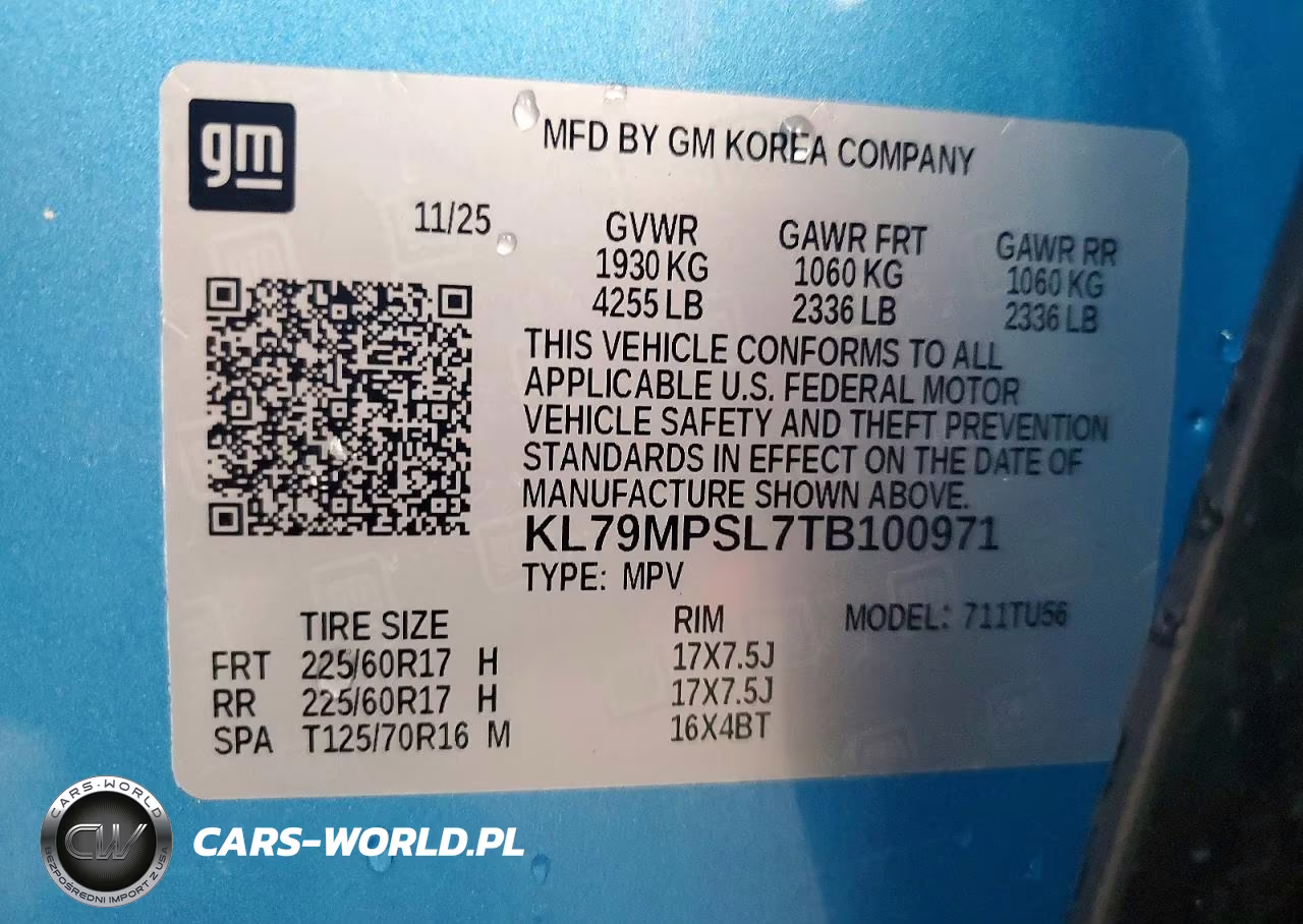 2026 Chevrolet Trailblazer Lt VIN:KL79MPSL7TB100971 - 12