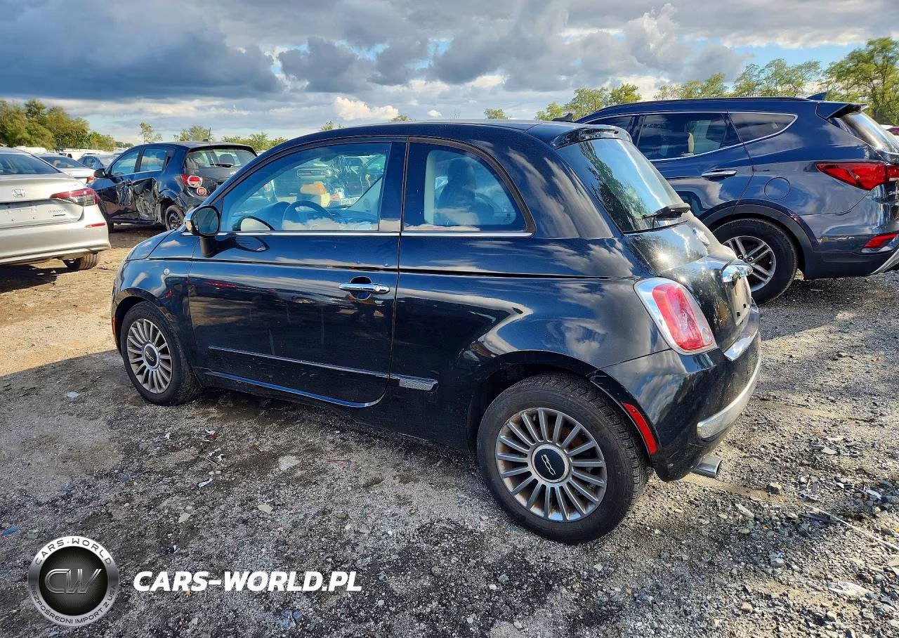 2012 Fiat 500 Lounge VIN:3C3CFFCR2CT280573 - 2