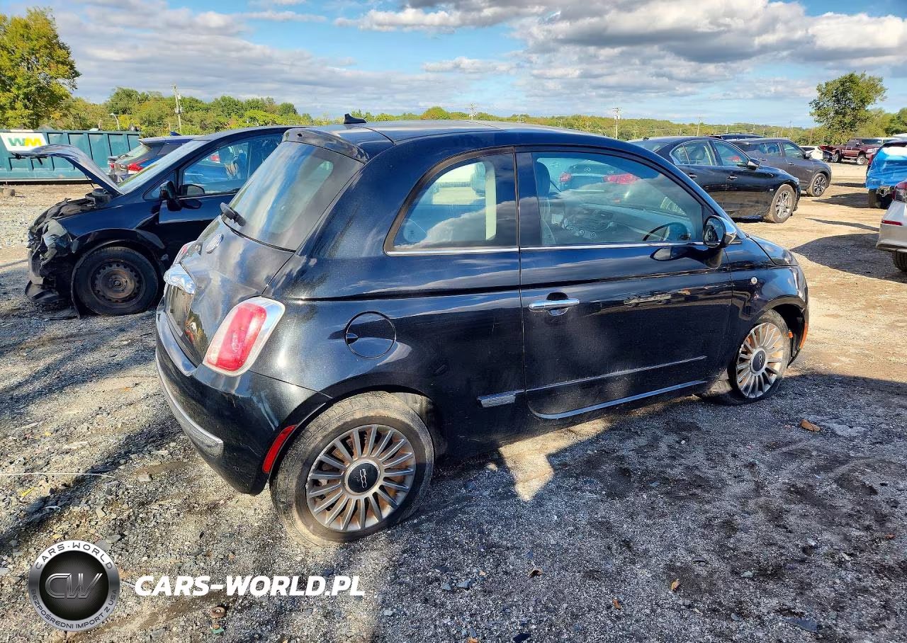 2012 Fiat 500 Lounge VIN:3C3CFFCR2CT280573 - 3