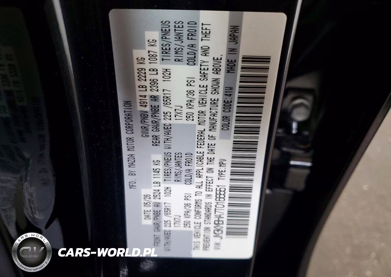 2026 Mazda Cx-5 Select VIN:JM3KMBHA7T0166551 - 13