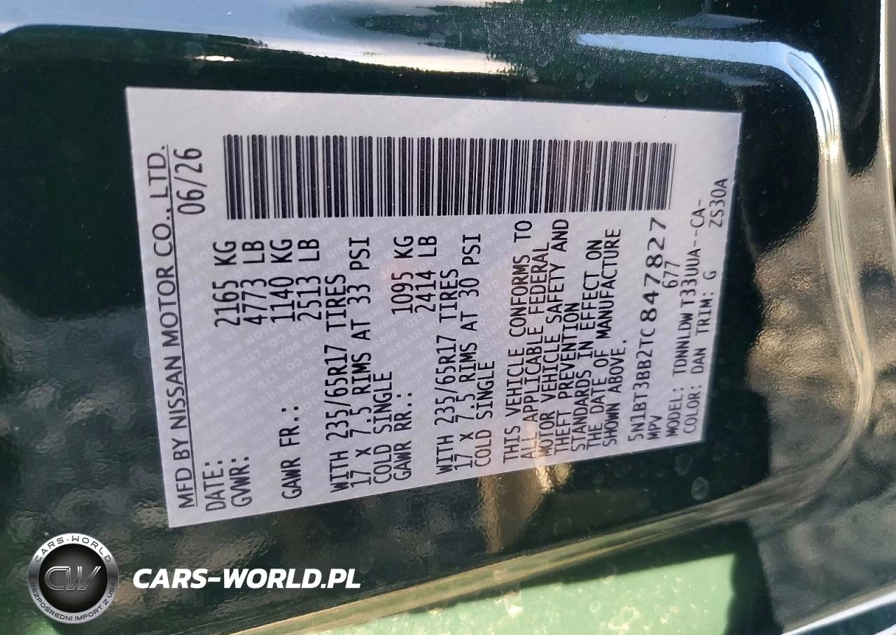 2026 Nissan Rogue Rock Creek VIN:5N1BT3BB2TC847827 - 13