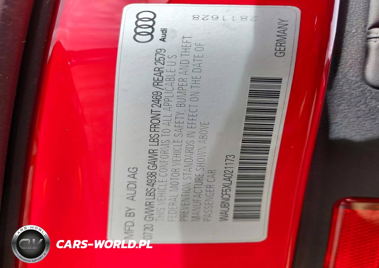 2020 Audi A5 Prestige VIN:WAUBNCF5XLA021173 - 12