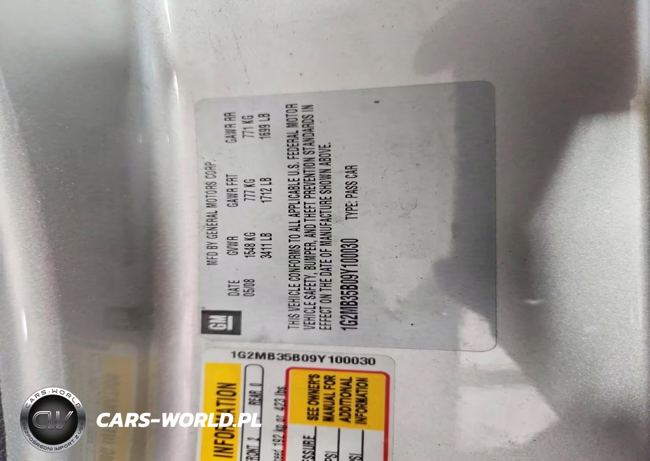 2009 Pontiac Solstice VIN:1G2MB35B09Y100030 - 12