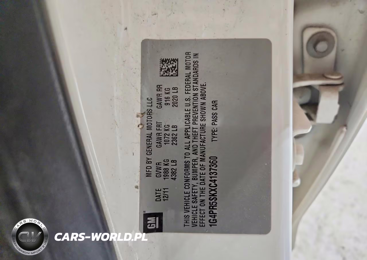 2012 Buick Verano Convenience VIN:1G4PR5SKXC4137360 - 13