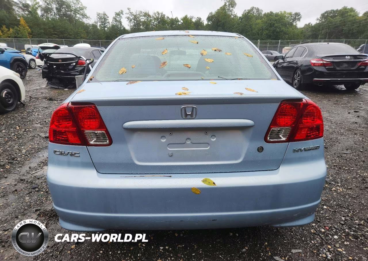 2004 Honda Civic Hybrid VIN:JHMES96654S005641 - 6